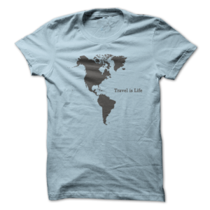 The Americas Traveler Tee by Travel is Life