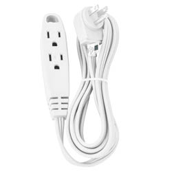 6 foot extension cord w Multiple outlets for travelers