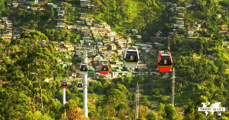 Cable Car in Medellin Colombia