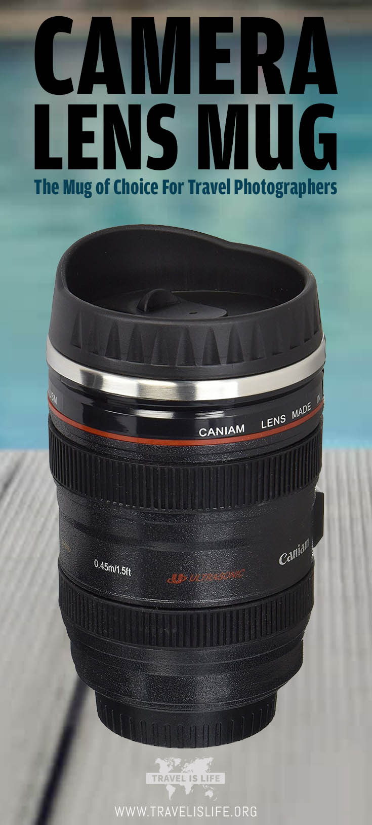 Camera Lens Travel Mug 