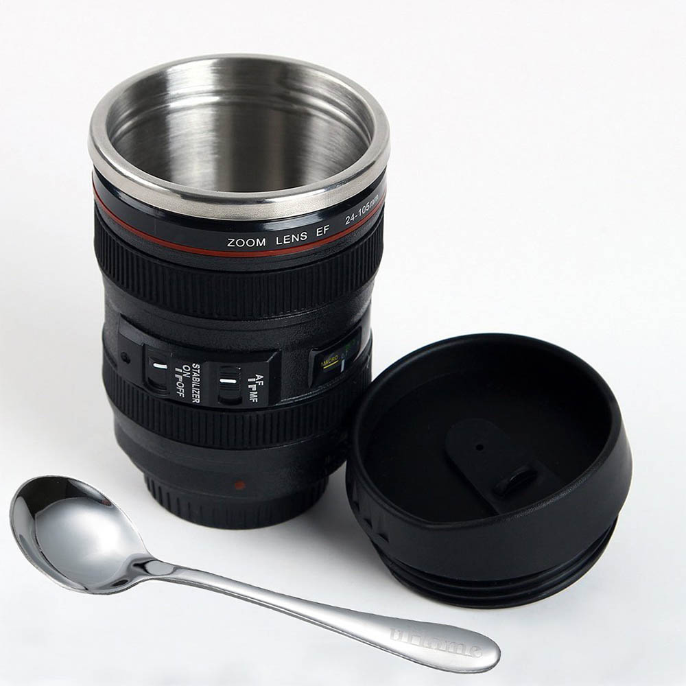 camera travel mug