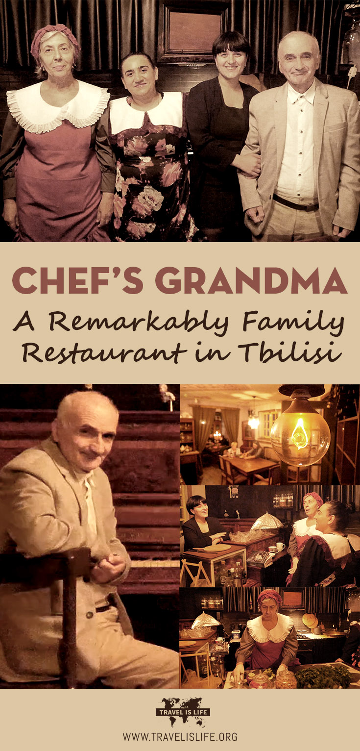 Chef's Grandma in Tbilisi Georgia