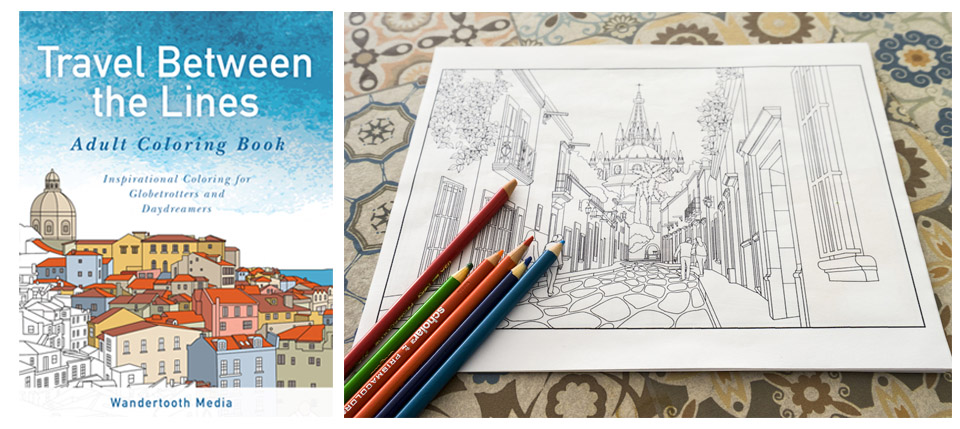 Travel Between The Lines Coloring Book