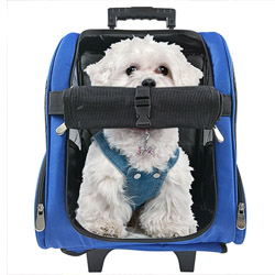 Rolling Dog Luggage Carrier with Wheels