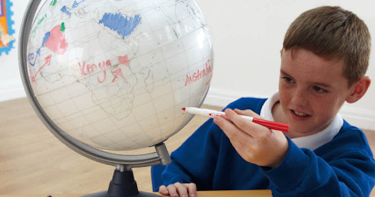 Kids Dry-Erase World Globe