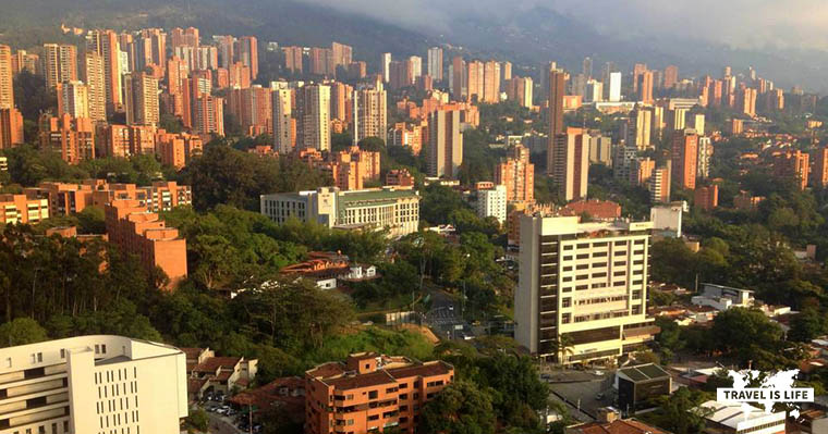 El Poblado Neighborhood of Medellin Colombia