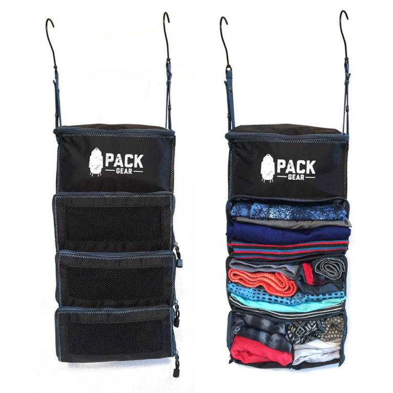 Hanging CarryOn Backpack and Travel Organizer