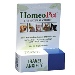 HomeoPet Travel Anxiety Relief Natural Homeopathic Remedy 