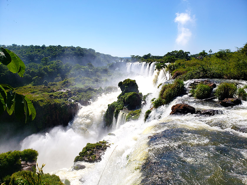 Iguazu Falls At The Top