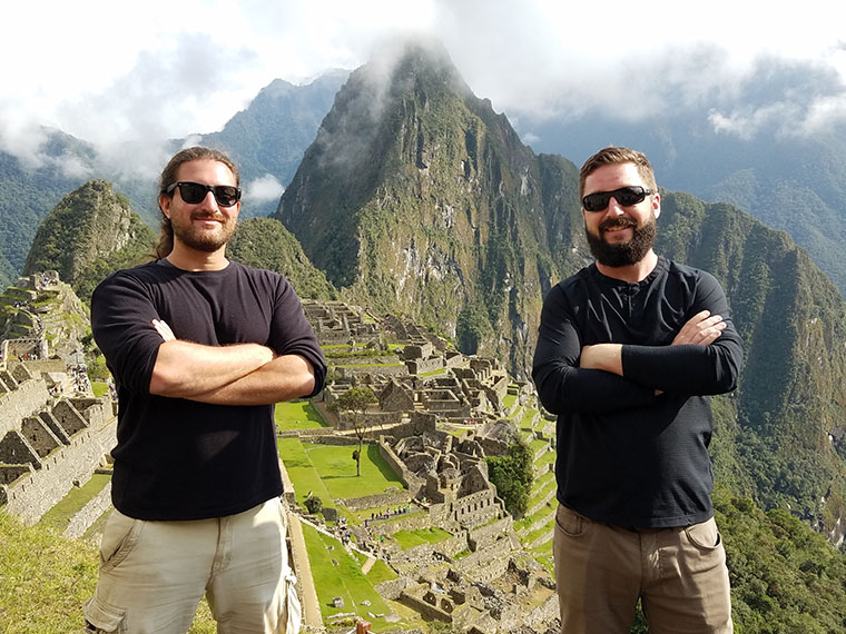 Kris and Paul in Machu Picchu