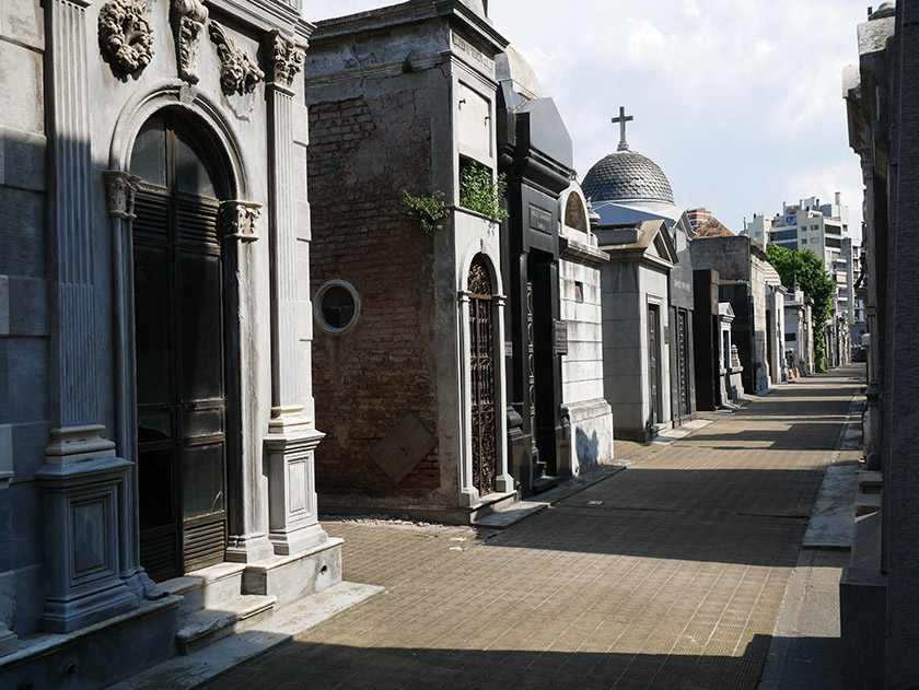La Recoleta Cemetery in Buenos Aires