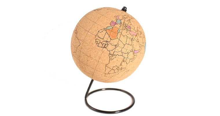 Mini-Cork Globe Color-In Edition