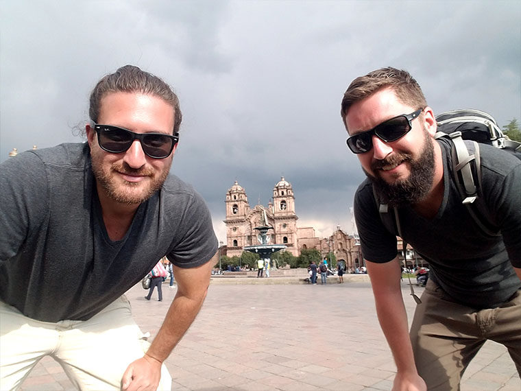 Paul and Kris in Cusco