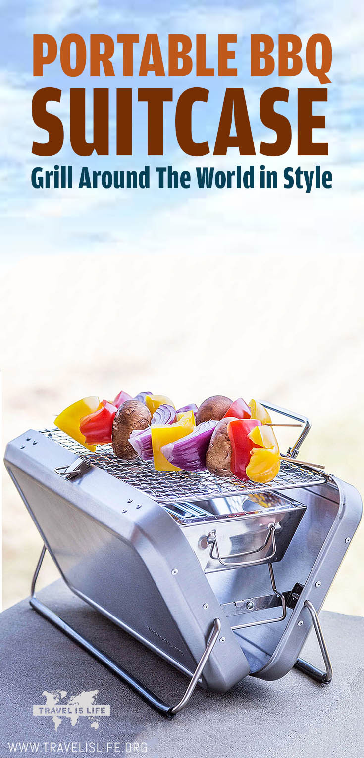 Portable BBQ Suitcase For Grilling On The Go