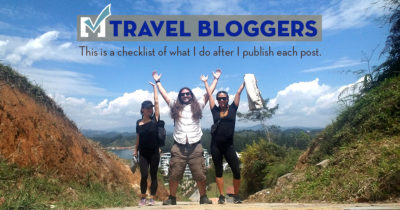 Post Publishing Checklist for Travel Bloggers