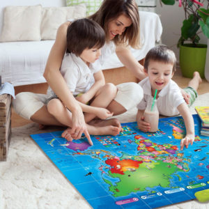 Interactive Educational Kids World Map