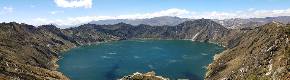 Quilotoa Ecuador Panorama View