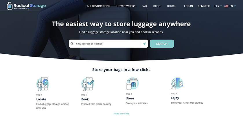 Radical Storage - Luggage Storage App