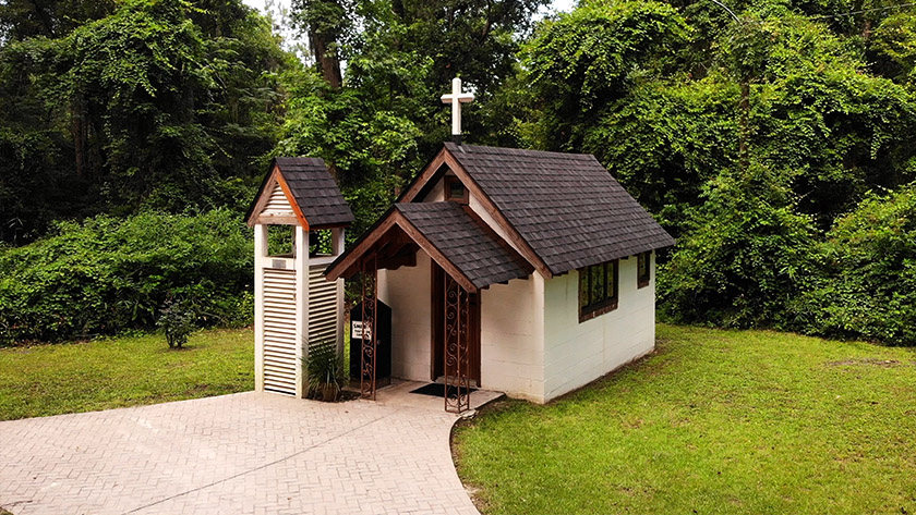 Smallest Church in America Entrance