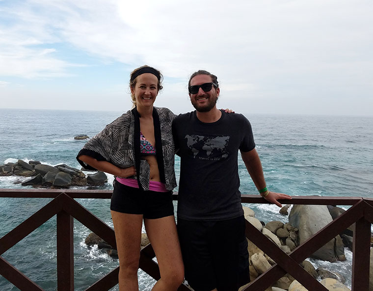 Stephanie and Paul in Cabo San Juan
