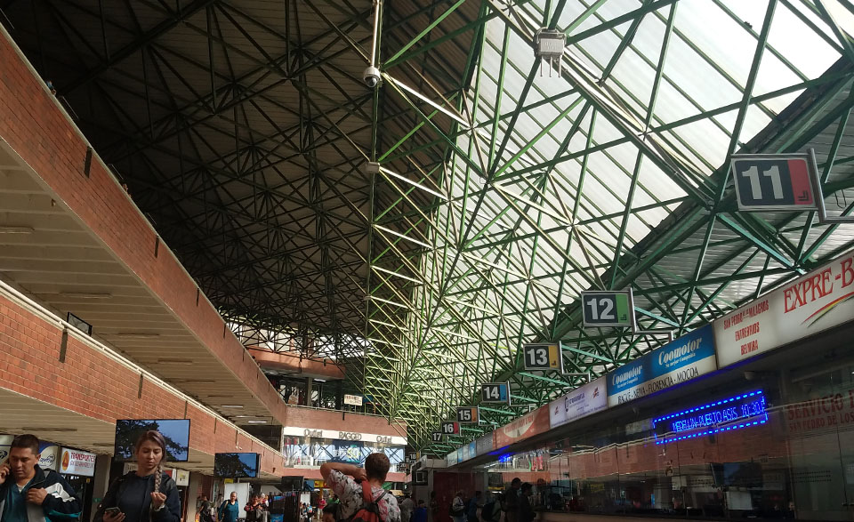 Terminal de Transportes Norte in Medellin Colombia
