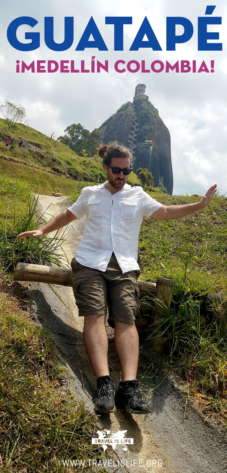 The Big Rock Near Medellin Colombia Pin