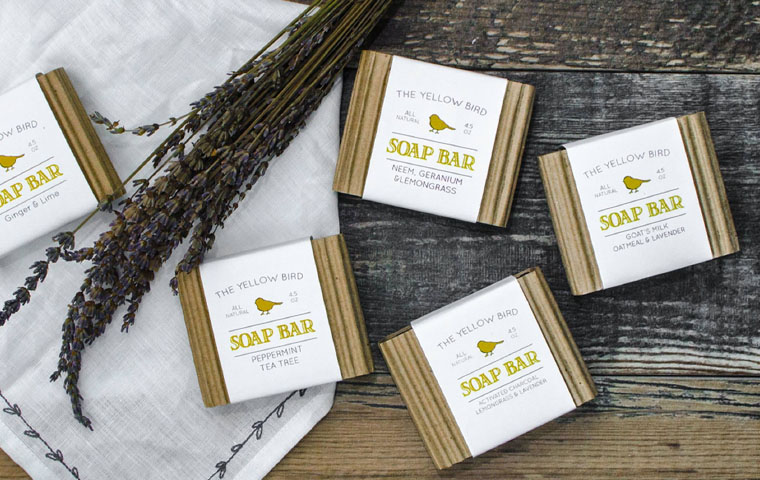 The Yellow Bird Organic Soaps and Shampoo Bars