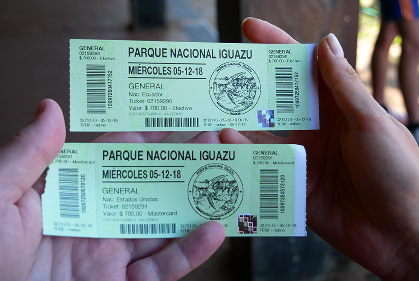 Tickets To Iguazu Falls