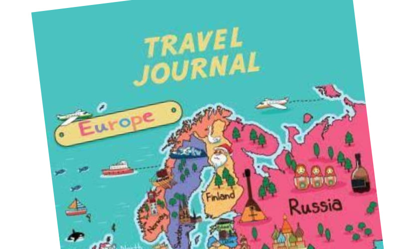 Travel Journal Map of Europe