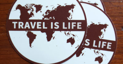 Travel is Life Sticker Decals (5 Pack)