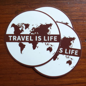 Travel is Life Stickers