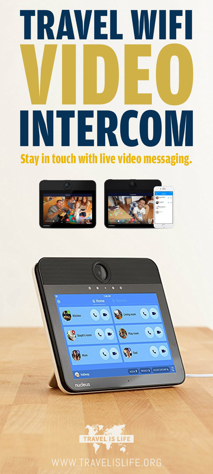 Video Intercom System For Traveling Parents