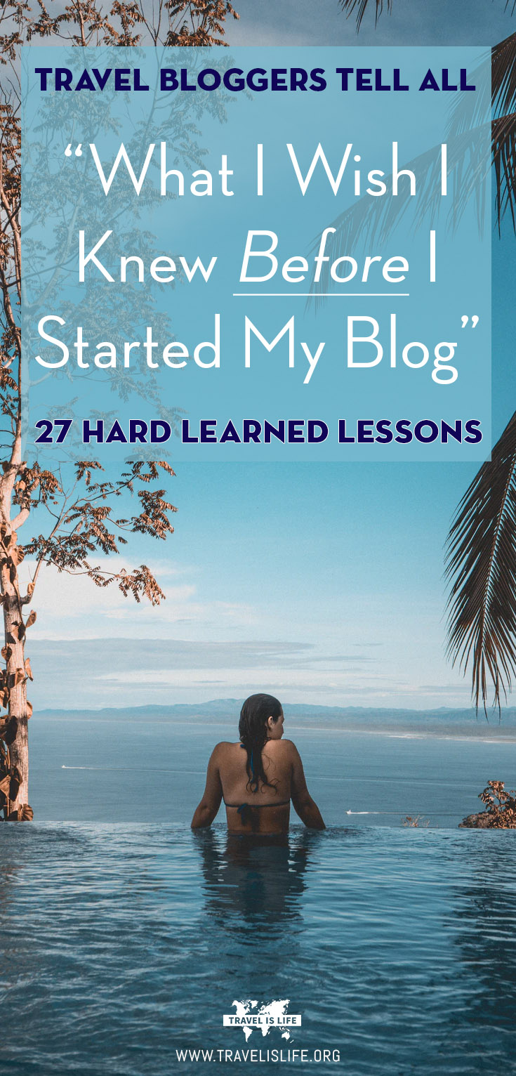 Travel Blogger Lessons