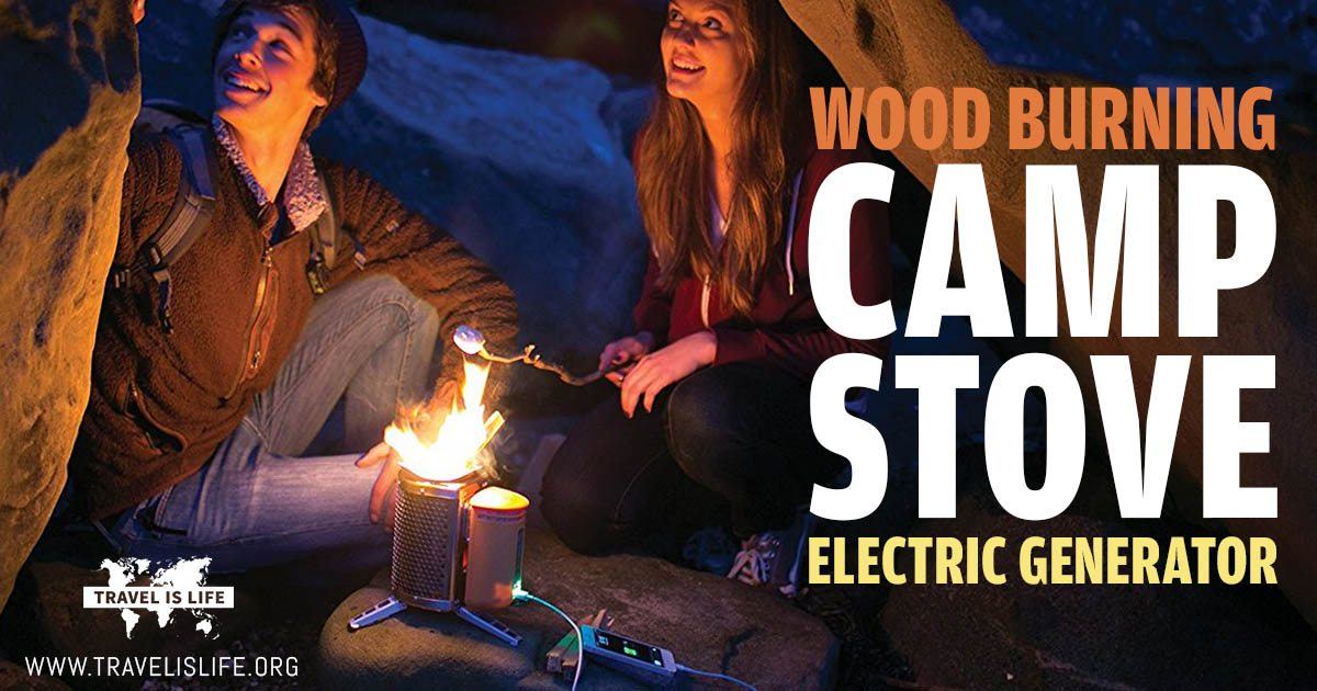 Wood Burning Camp Stove Electric Generator